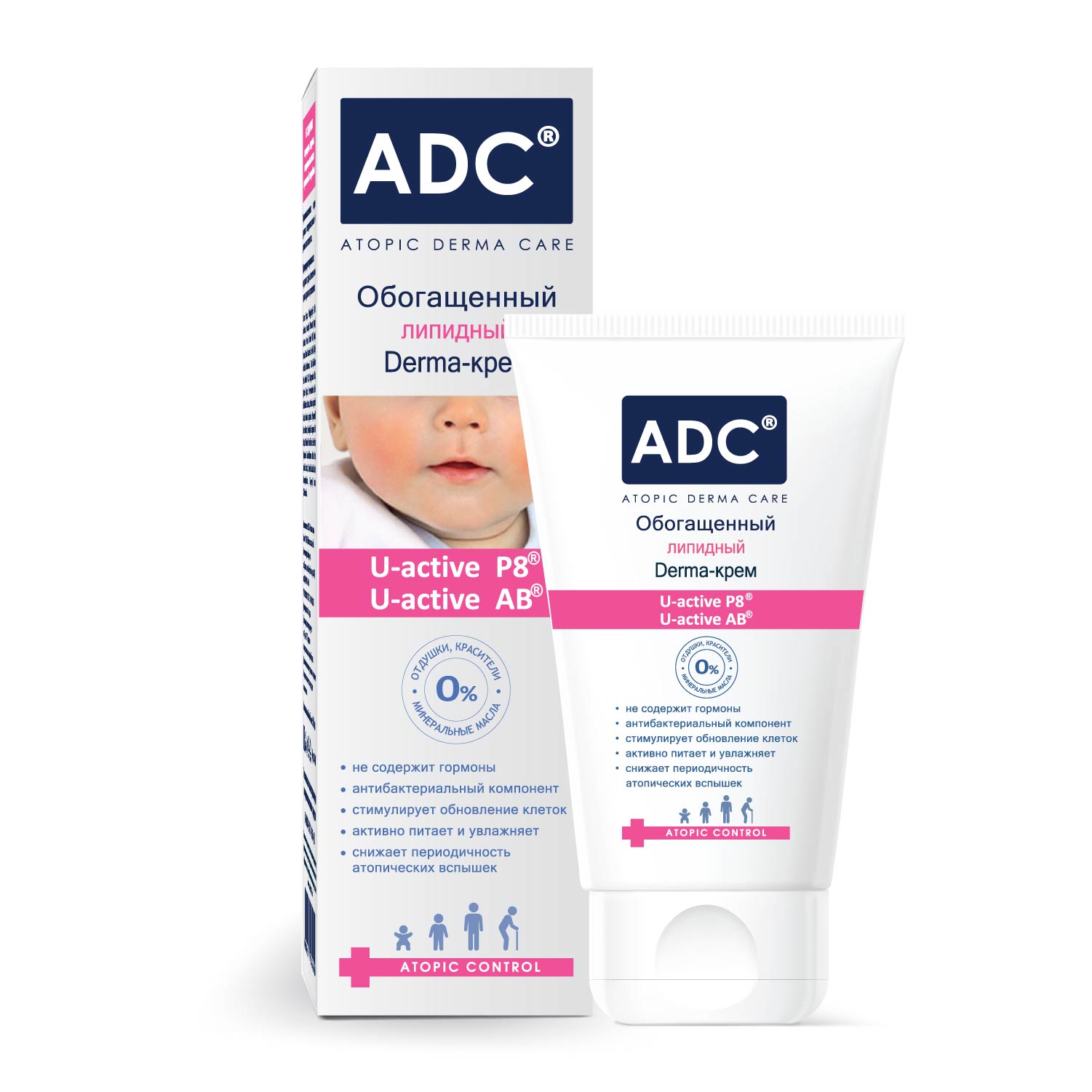 Обогащённый липидный Derma-крем серии ADC, 50 мл.