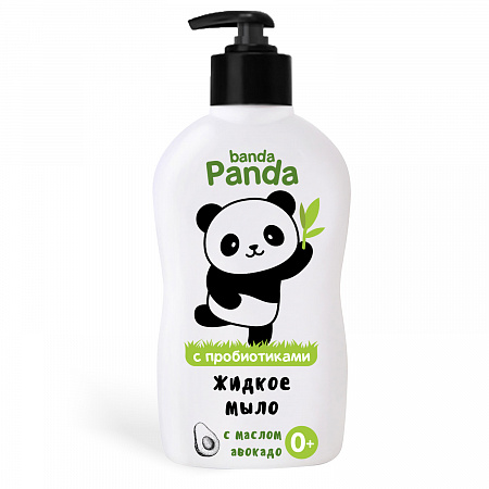 Детское жидкое мыло мягкого действия серии banda Panda, 250 мл.