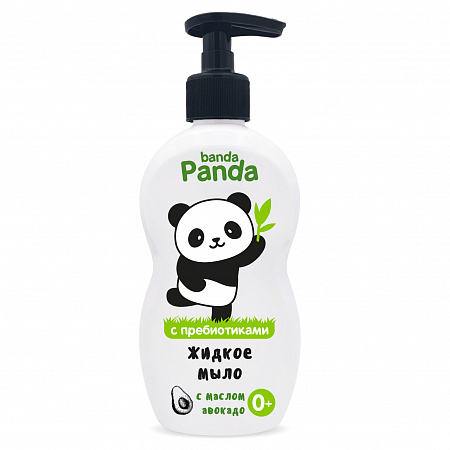 Детское жидкое мыло мягкого действия серии banda Panda, 400 мл.