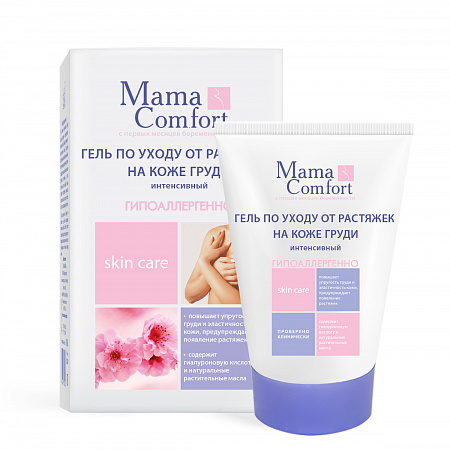 Гель по уходу за кожей груди серии Mama Com.fort, 100 мл. Гель по уходу за кожей груди серии Mama Com.fort, 100 мл.