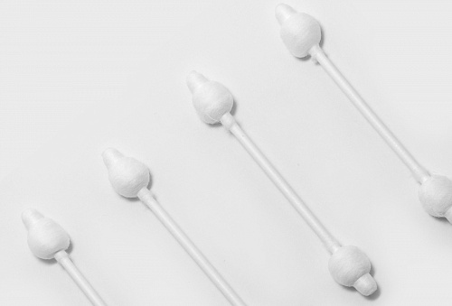 Детские специальные ватные палочки с ограничителем Наша Мама, 50 шт. Детские специальные ватные палочки с ограничителем Наша Мама, 50 шт.