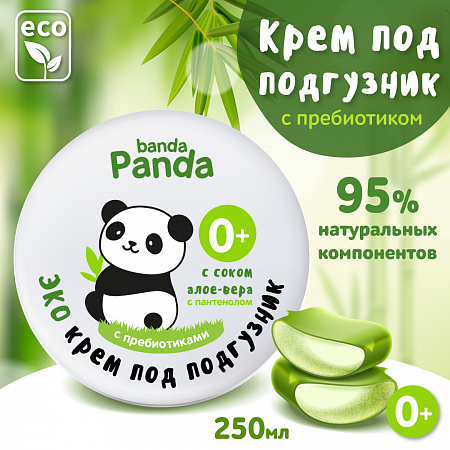 Крем под подгузник серии banda Panda, 75 гр. Крем под подгузник серии banda Panda, 75 гр.