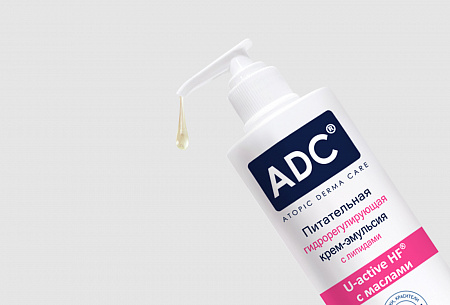 Питательная гидрорегулирующая крем-эмульсия серии ADC, 200 мл. Питательная гидрорегулирующая крем-эмульсия серии ADC, 200 мл.