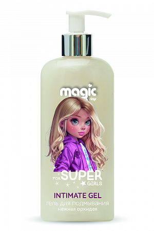 Гель для интимной гигиены Magic серии For super Girl, 250 мл. Гель для интимной гигиены Magic серии For super Girl, 250 мл.