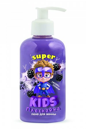 Детская пена для ванны Super Kids Плескайка, 300 мл. Детская пена для ванны Super Kids Плескайка, 300 мл.
